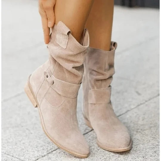 Botas altas cómodas de mujer otoño-invierno para el día a día